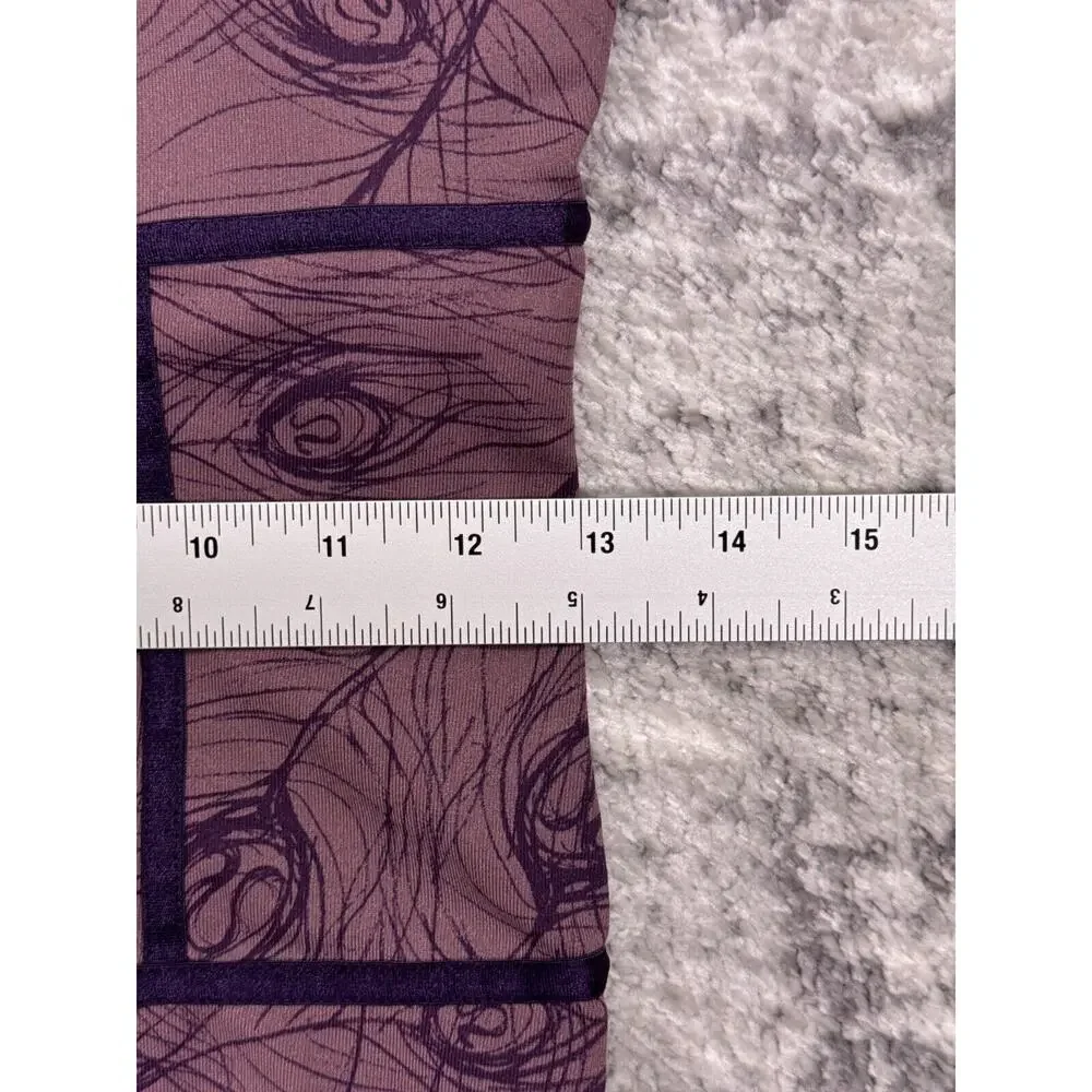 Lululemon Tank Top 6 Womens Purple Leaf Logo Racerback Athletic